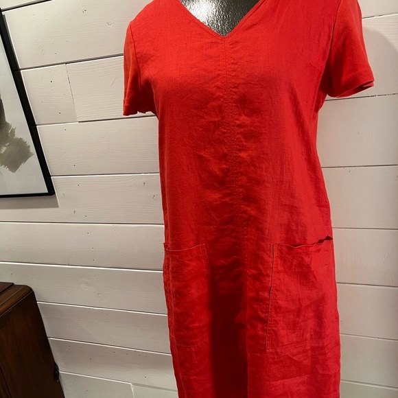 BLU NO.9 – Short Sleeve Red Dress – Size P/S - Picture 4 of 10